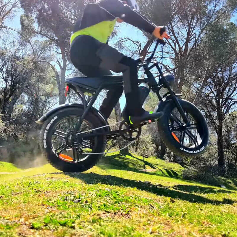 OUXI V8 Max 20"Electric Bike 750W Motor 50KM/H Max Speed 48V 30Ah Dual Battery