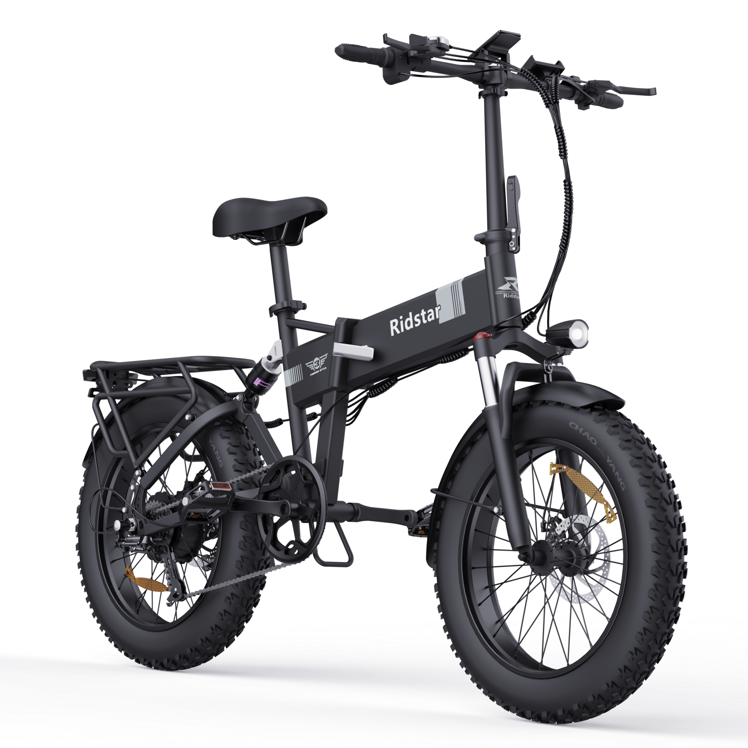 Ridstar H20 Electric Bike 1000W Motor Peak 28MPH 48V 15Ah Battery