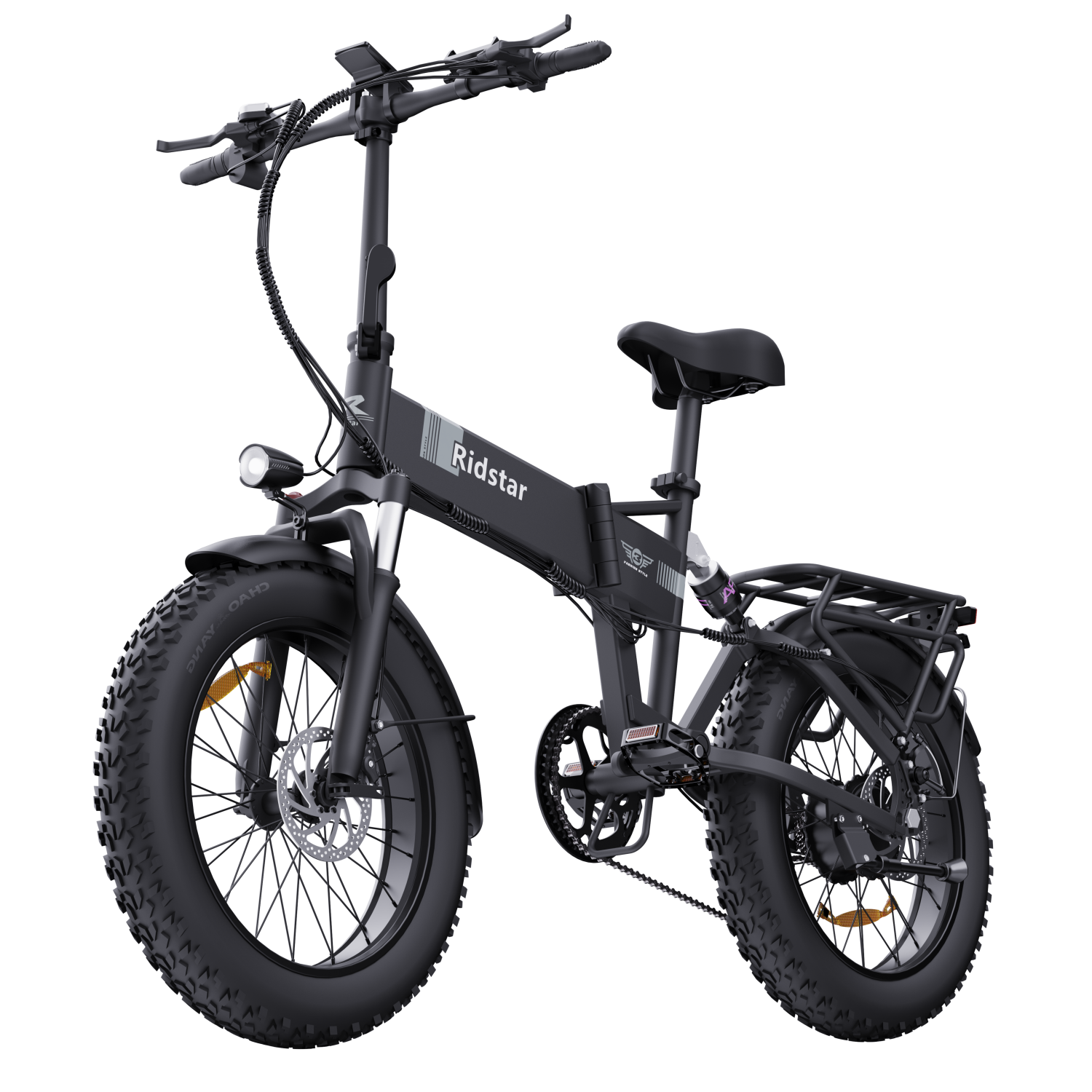Ridstar H20 Electric Bike 1000W Motor Peak 28MPH 48V 15Ah Battery
