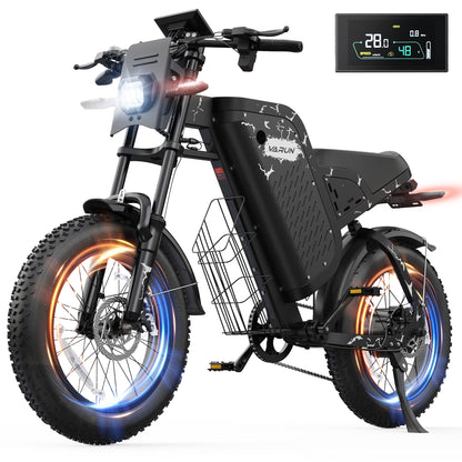 VARUN X-Plorer Raptor 20"Electric Bike 1000W Peak Motor 45KM/H Max Speed 48V 20.8Ah Battery