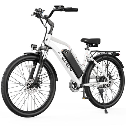 VARUN CITY CRUISER 26"Electric Bike 750W Peak Motor 32KM/H Max Speed 48V 7.8Ah Battery