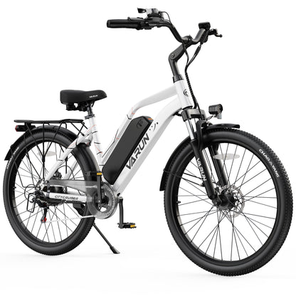 VARUN CITY CRUISER 26"Electric Bike 750W Peak Motor 32KM/H Max Speed 48V 7.8Ah Battery