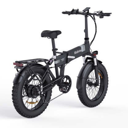 Ridstar H20 Electric Bike  1000W Motor Peak 28MPH 48V 15Ah Battery