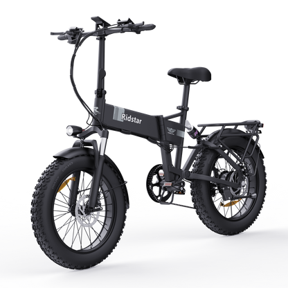 Ridstar H20 Electric Bike  1000W Motor Peak 28MPH 48V 15Ah Battery
